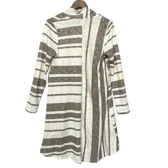 Sunday in Brooklyn Open-Front Cardigan Sweater Top Women Size M Off-White Gray - Picture 10 of 10